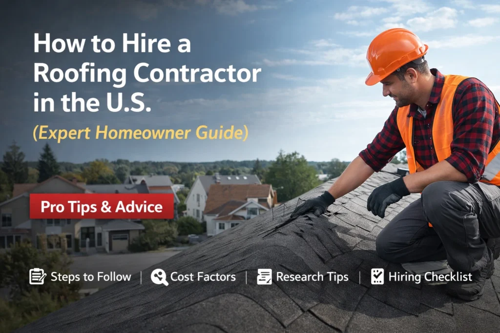 How to Hire a Roofing Contractor in the U.S. (Expert Homeowner Guide)